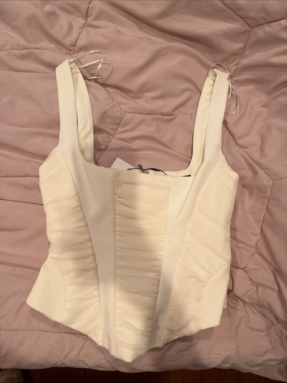 Zara Ruched Corset Top